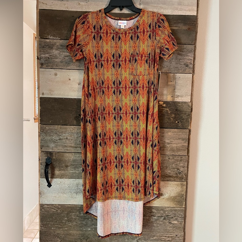 LuLaRoe XXS Carly Geometric Print